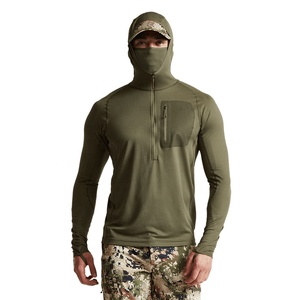 Chaqueta Softshell con Capucha para Hombre, Color Verde Oliva, Manga Larga, Transpirable, para Caza al Aire Libre, Temporada de Otoño - Product Image 2