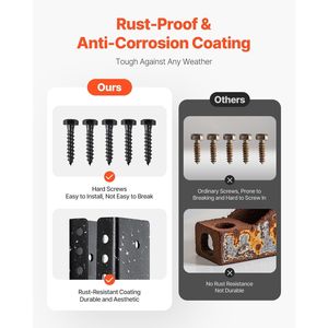 Supporti per Travi in Acciaio da Esterno 2x4 Pollici, Staffe a Flangia Nascosta con Viti 1.93 X 3.62, Supporto per Travi Nascosto - Product Image 4