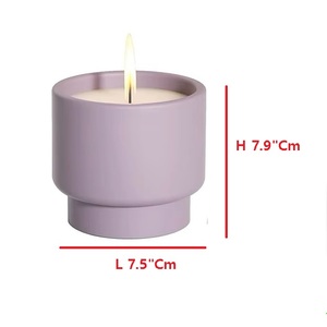 Jarrón de Cerámica Hecho a Mano, Lavable, con Forma Personalizada, Hermosos Colores, Cera de Soja Ecológica y Duradera, para el Día de San Valentín - Product Image 6