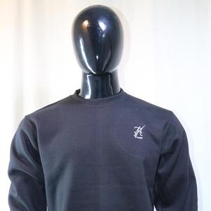 Sudadera VA Mock Neck 450 GSM con nombre personalizado, bordado en aplique, corte holgado, 100% algodón, felpa francesa. - Product Image 2