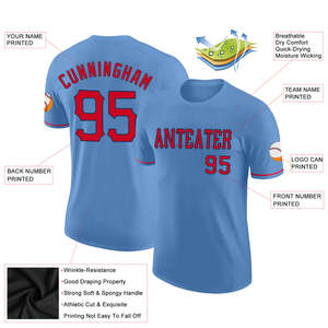 Camiseta de Béisbol Personalizada de Moda, Uniforme de Equipo OEM, Camiseta Deportiva de Poliéster que Absorbe la Humedad, Fabricante de Camisetas para Hombre al por Mayor - Product Image 2