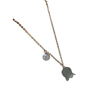 Collar de Plata S925 con Perla de Orquídea Hotan Yuling, Cadena Natural, Estilo Chino, Retro, Lujoso, Simple, para un Público Exclusivo - Product Image 5