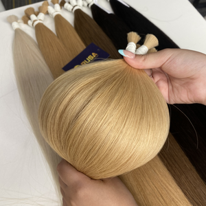 Rusahair Extensiones de Cabello Humano Virgen Vietnamita a Granel, Cabello Liso Natural con Puntas Completas, Trama Única para Salón, para Alargamiento - Product Image 2