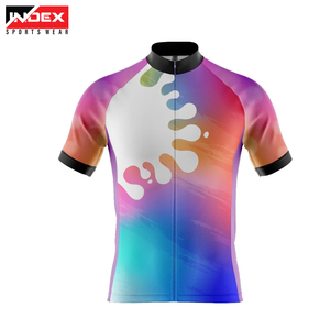 Maillot de Ciclismo para Hombre Index, Manga Larga, Negro y Amarillo, Cierre Completo, Transpirable, de Secado Rápido, Ropa Deportiva - Product Image 6