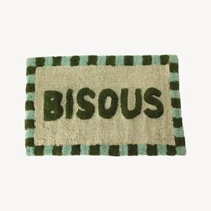 พรมเช็ดเท้าลายดอกไม้สุดหรูทันสมัย แห้งเร็ว ผลิตจากผ้าฝ้ายดีไซน์เนอร์ด้วยเทคนิคการผลิตด้วยเครื่องจักร สำหรับห้องน้ำ โดย ITHL - Product Image 1