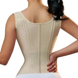 15-kemik yelek tarzı yüksek elastik örgü kuşak karın kontrol kemer fermuar-göğüslü retro shapewear kolombiyalı kuşaklar - Product Image 3