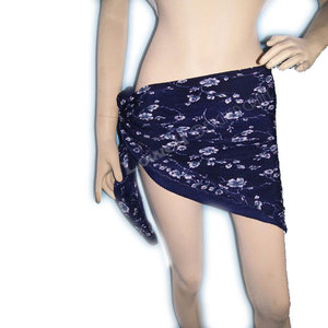 Ensemble de maillots de bain et de vêtements de plage en polyester pour femmes, style kimono plissé, triangle, manches courtes ou sans manches, pour adultes - Product Image 2