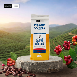 กาแฟบดเวียดนามดัคลัก เอ็กเซลซา พรีเมียม 200 กรัม มิลาโน ดาร์กโรสต์ รสขม กลิ่นเนย เกลือ ขายส่ง รับผลิตแบบ OEM ODM - Product Image 5