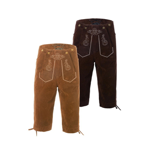 Nouvelle Collection 2026 : Tenue Traditionnelle Bavaroise pour Homme – Lederhosen de Qualité Supérieure pour l'Oktoberfest, Motif Uni, Taille 6XL – Prix Exceptionnel - Product Image 2