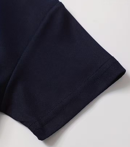 Adults' Polo Shirt Spring Summer Mid-Big Unisex Style Contrast Collar Polo Neck Short Sleeve 100% Cotton School Uniform - Product Image 4