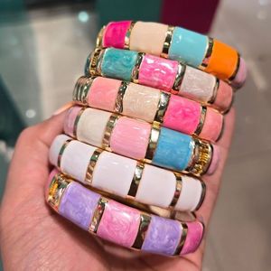 New Arrival Hot Exaggerated Resin <b>Bangles</b> Irregular Geometric Acrylic <b>Bangle</b> <b>Bracelets</b> for Women Party - Product Image 4