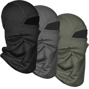 New Design <b>Sunscreen</b> Cycling Mask UV Protection Windproof Breathable <b>Waterproof</b> Plush Solid Color Camouflage Gangster Balaclava - Product Image 5