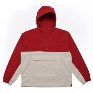 Veste coupe-vent polaire imperméable vintage sans col à capuche avec fermeture éclair quart de tour pour homme, idéale pour l'hiver et les activités de plein air, service OEM - Product Image 2