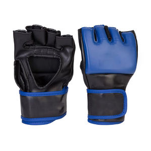 Guantes de MMA de cuero PU duradero para entrenamiento, sparring, medio dedo y fitness, guantes de combate con logo personalizado, fabricante mayorista - Product Image 6