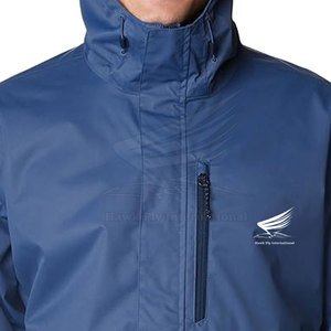 Chaqueta Impermeable con Capucha para Hombre, Precio al por Mayor, de Alta Calidad, con Logotipo Frontal, Transpirable, Nailon/Poliéster, Calidad Premium 2026 - Product Image 6