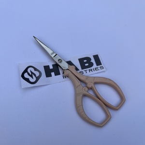 Fancy Handle Beige Like Color <b>Thread</b> Cutting Scissors Wholesaler Custom Logo Embroidery Scissors Suppliers Crafting Shears <b>Tools</b> - Product Image 4