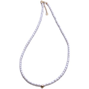 Collier de perles d'eau douce naturelles de 3-4 mm pour femmes, chaîne de clavicule plate de luxe, petite pièce, tempérament léger et original - Product Image 5