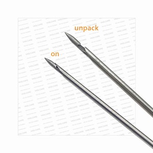 Aguja de sutura de 1.5mm y 2.2mm para perforación de hilo, instrumento laparoscópico para cirugía abdominal de Vaslcare - Product Image 3