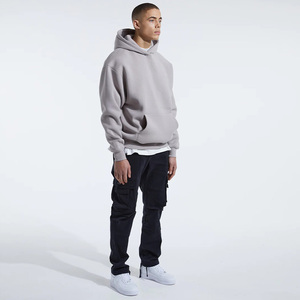 Sudaderas con capucha holgadas para hombre, disponibles con logo impreso personalizado, sudaderas con capucha lisas, ropa informal, sudaderas con capucha para hombre - Product Image 3