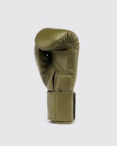 Nouveaux gants de boxe Olive, best-sellers, en cuir véritable, couleur Olive personnalisée, pour entraînement de boxe et salle de sport. - Product Image 3