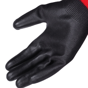 Polyester Knit Nitrile PU Coated Safety <b>Gloves</b> Breathable Lightweight Work <b>Gloves</b> for Industrial Automotive and Daily Tasks - Product Image 3