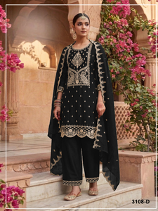 ชุดสัลวาร์แบบเดซิฟเวส แฟนซี บลูมมิ่ง วิชิตร่า พร้อมงานปักเลื่อมหนักแน่น ซื้อโดยตรงจากซัพพลายเออร์ในราคาขายส่ง - Product Image 4