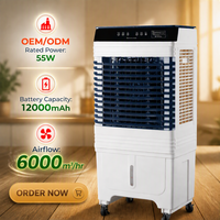 Ventilateurs rafraîchisseurs évaporatifs silencieux avec pompe à eau, climatiseur portable, mode veille, humidification pour la maison et le bureau