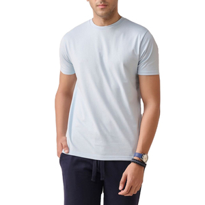 T-shirts pour hommes à séchage rapide, décontractés, à manches courtes, respirants, personnalisables, unis, en vente à bas prix - Product Image 1