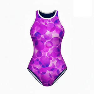 Traje de Baño de Una Pieza, Ropa de Playa, Trajes de Baño con los Últimos Diseños, Traje de Baño de Color Sólido - Product Image 2