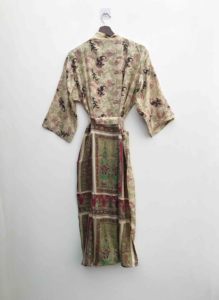 Kimono de Seda Vintage Indio para Mujer, Ropa de Playa Sexy, Estilo Kimono - Product Image 5
