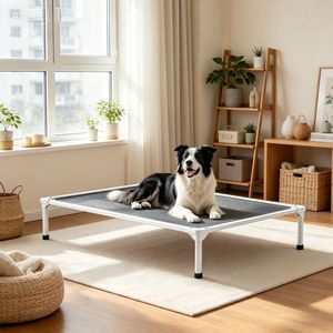 Cuccia Rialzata Sostenibile per Cani da Interno per Animali di Piccola Taglia, Rimovibile e Lavabile, Fresca per il Sonno del Gatto - Product Image 4