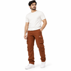Comfortable <b>men</b> <b>cargo</b> <b>pant</b> designed with utility pocket details strong construction and versatile styling for casual everyday - Product Image 1
