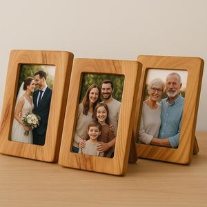 กรอบรูปไม้มะกอก – งานแฮนด์เมด ปรับได้สองทิศทาง (แนวตั้งและแนวนอน) - Product Image 2