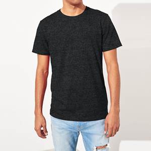 Camiseta Casual de Color Sólido para Hombre, 100% Algodón, Tejido de Punto con Secado Rápido y Antiencogimiento, Venta al Por Mayor - Product Image 5