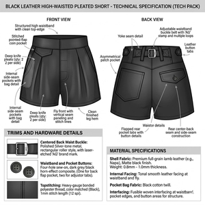 Nuevos Shorts de Moda para Mujer, Ajustados, de Cuero Sintético Elástico, Venta al Por Mayor - Product Image 5