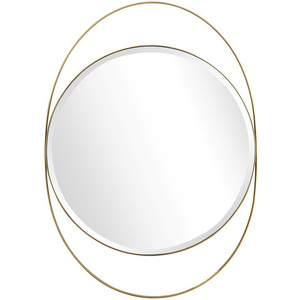 Espejo de Pared Arqueado Moderno de Primera Calidad con Marco Metálico para Interiores de Hogar Elegantes - Product Image 5