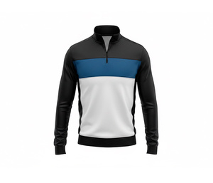 OEM Quarter Zip Athletic <b>Jacket</b> – Polyester Performance Wear for <b>Men</b> Women Youth Sportswear Quick Dry Team <b>Pullover</b> - Product Image 5