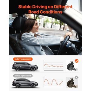 2 Amortiguadores Delanteros Compatibles con Cadillac Escalade Chevrolet, Sistemas de Suspensión - Product Image 4