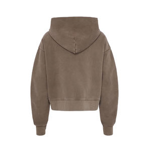 Sudadera con Capucha Premium de Algodón Orgánico con Cremallera y Pliegues, Unisex, de Felpa Francesa Gruesa, Estilo Urbano Relajado, Personalizable, para Otoño - Product Image 2