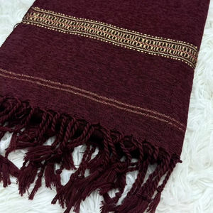 Chal de Terciopelo Khaddi para Hombre, Envoltura Tradicional de Invierno, Suave y Cálida, para Ocasiones Formales, Estilo Étnico Clásico - Product Image 1