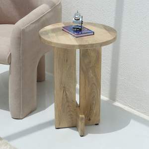 Table d'appoint en bois raffinée, conçue pour les intérieurs sophistiqués, avec une beauté naturelle du bois - Product Image 5