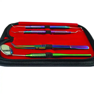 Kit de Exploración Dental Manual de Acero Inoxidable con Recubrimiento de Plasma Arcoíris de Alta Calidad, Juego de Instrumentos con Certificación CE - Product Image 4