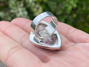 925 argent Sterling classique grande bague pour femme dentelle folle agate pierre précieuse pour fiançailles de mariage ou cadeau de fête - Product Image 6