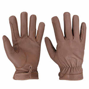 Professional Anti-<b>Slip</b> Genuine Leather Horse Riding Gloves Sweat Absorbent Custom Summer Waterproof Breathable Equestrian - Product Image 1