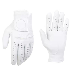 Guante de Golf de Piel Cabretta Blanca Antideslizante, Transpirable, para Deportes al Aire Libre, Mano Derecha, para Hombre y Mujer, Protección para los Dedos - Product Image 1