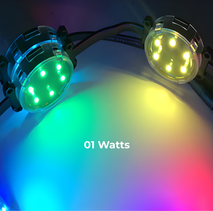Barres lumineuses à pixels de 300 mm pour façades avec effets blanc chaud ou RGBWW, idéales pour les bords, les contours et les affichages dynamiques. - Product Image 2