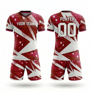 Maillots de football personnalisés pour hommes et jeunes, ensembles d'uniformes de football à séchage rapide et respirants, kit d'entraînement avec impression de logo, très demandés - Product Image 4