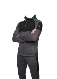 ชุดวอร์มผู้ชายแบบมีฮู้ด คุณภาพสูง สกรีนโลโก้ได้ตามต้องการ สำหรับเล่นกีฬา วิ่งออกกำลังกาย ฝึกซ้อม หรือใส่เป็นทีม ผลิตจากผ้าฝ้าย 100% - Product Image 3