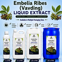 Extrait liquide d'Embelia Ribes Vavding, complément alimentaire à base de plantes, qualité alimentaire, emballage en vrac
