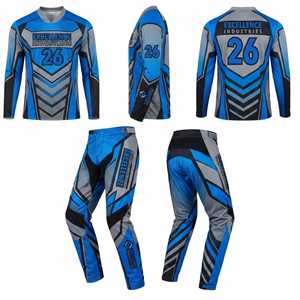 Ropa Deportiva de Motocross Personalizada de Primera Calidad, 100% Poliéster, para Hombre, Pantalones Transpirables para Motocross, Ropa Deportiva Impermeable para Carreras - Product Image 1